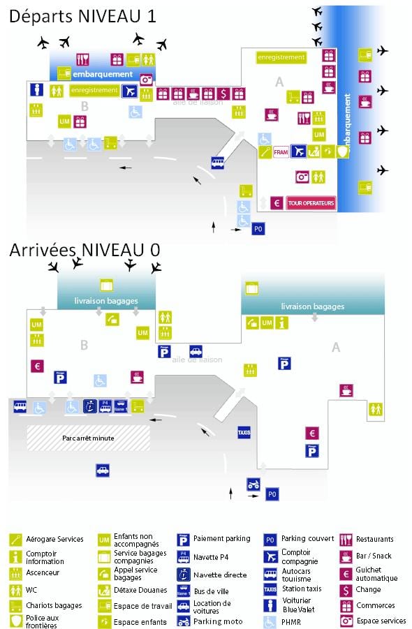แผนที่ของไวน์สนามบิน