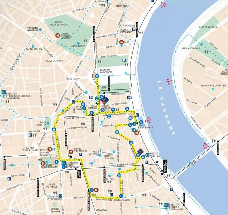 แผนที่ของไวน์เดินทัวร์