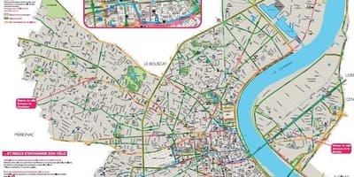 แผนที่ของไวน์ขี่จักรยาน