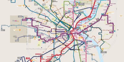 แผนที่ของไวน์หว่างเดินทาง